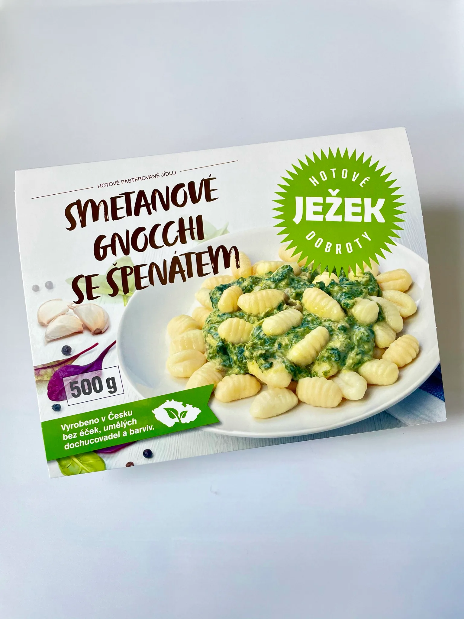 Smetanové gnocchi se špenátem - Obrázek 2