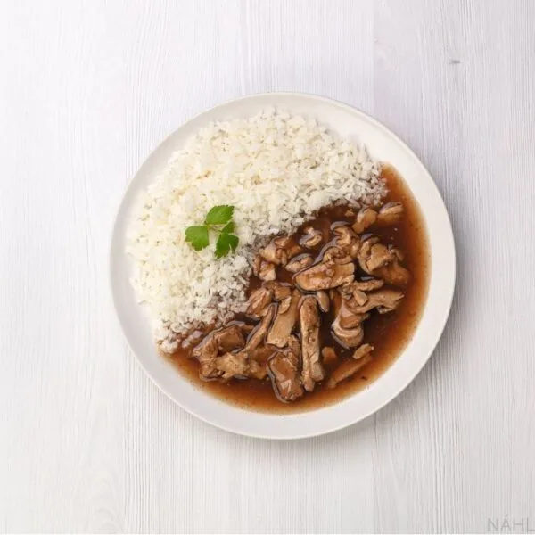 Kuřecí nudličky na badyánu, jasmínová rýže