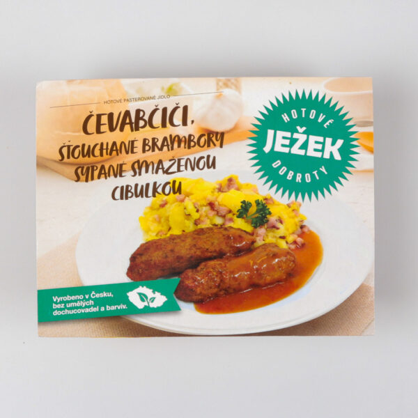 Čevabčiči, šťouchané brambory sypané cibulkou - Image 2