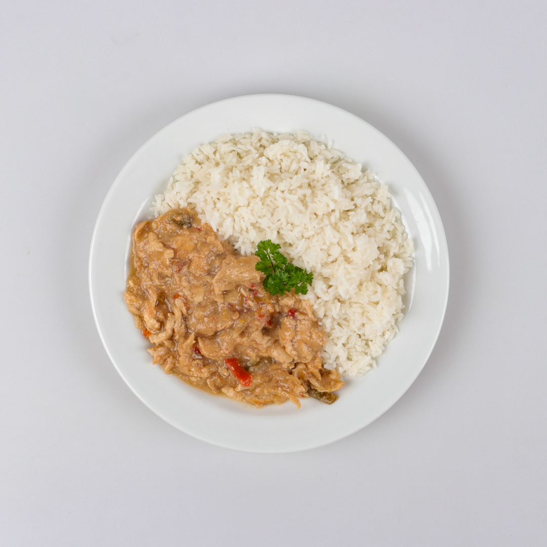 Kuřecí kung pao, jasmínová rýže