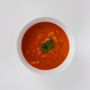 zlelna polevka talir